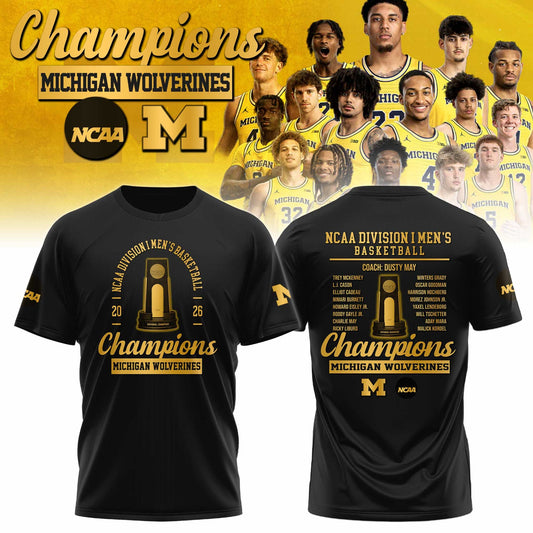 🏆️Michigan Wolverines – 2026 National Champions T Shirt