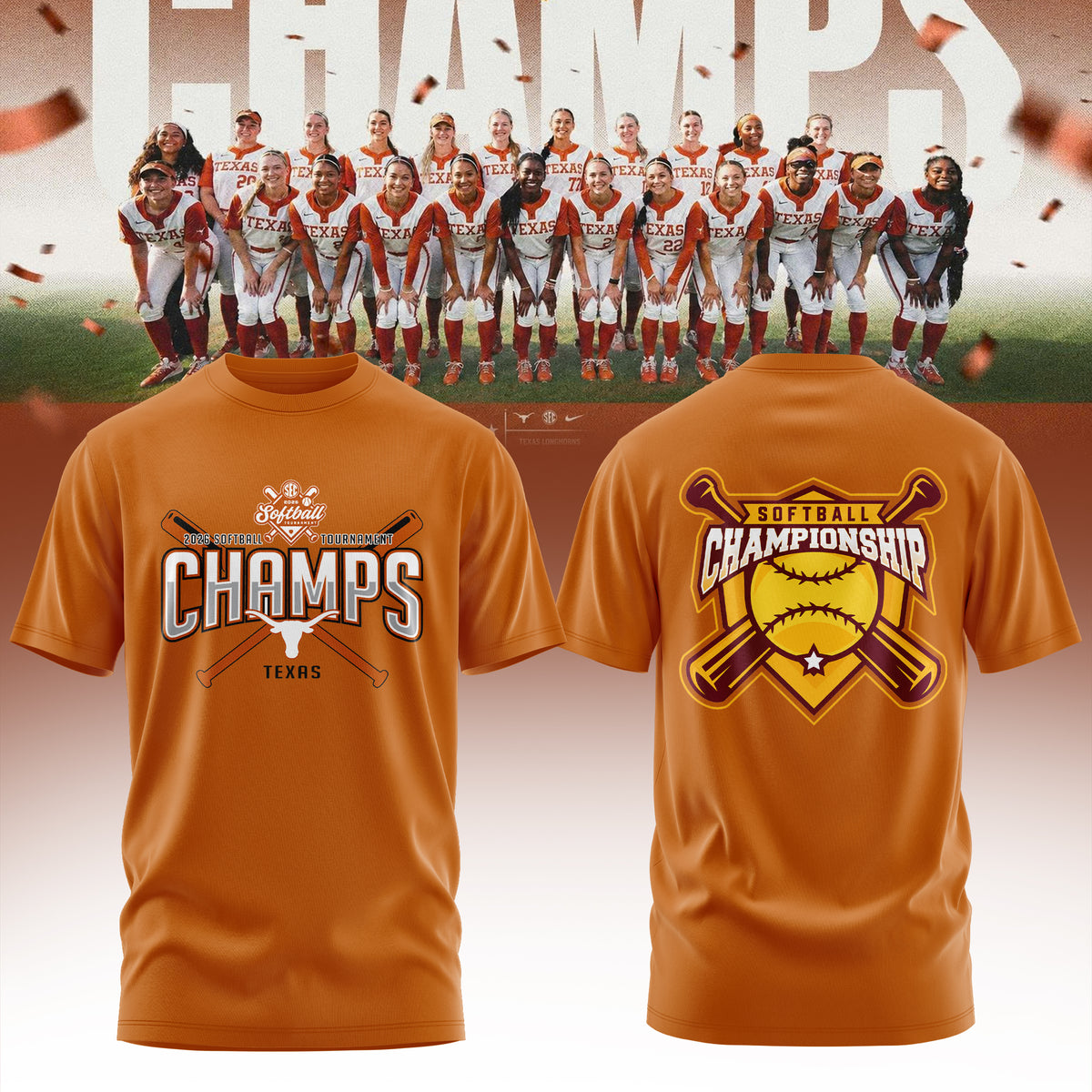 2026 Softball Tournament Champions Tee