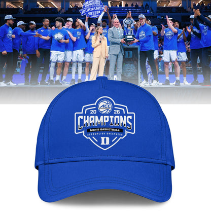Duke Blue Devils Unisex 2026 ACC Men's Basketball Tournament Champions Locker Room Special Hoodie