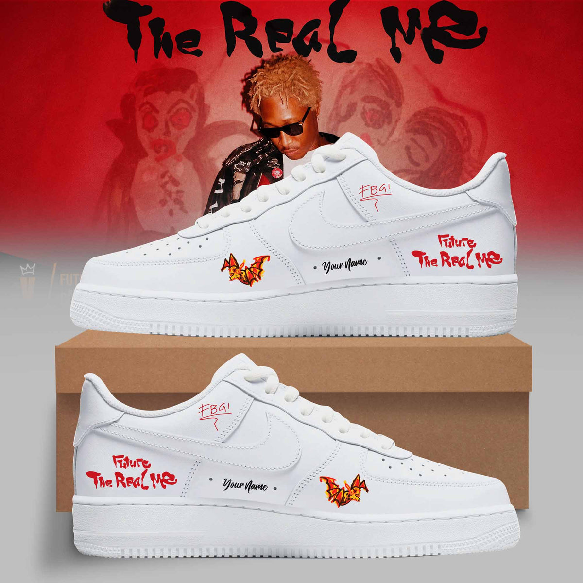 The Real Me Premium 3D Sneakers – H34 2 Custom  Shoes
