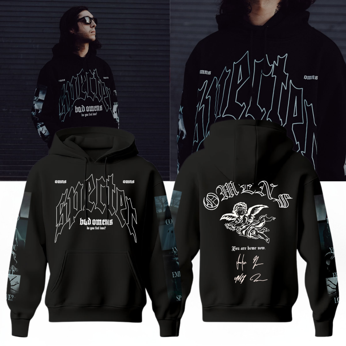 .Bad Omens Do You Feel Love Tour Hoodie