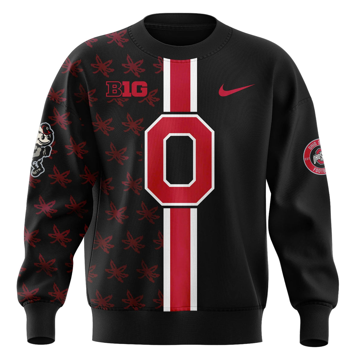 Premium Ohio State Buckeyes Black Sweatshirt 2026 Season