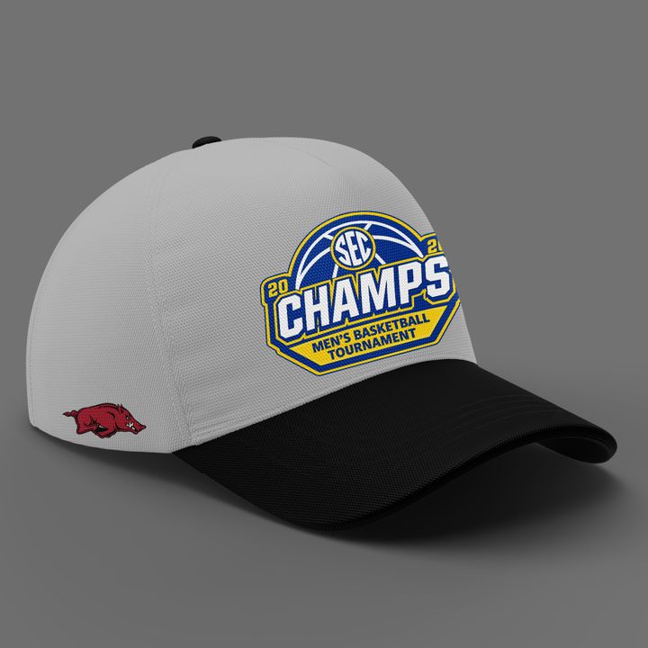 VIP.04.Arkansas Razorbacks Men's Basketball 2026 SEC Tournament Champions T Shirt