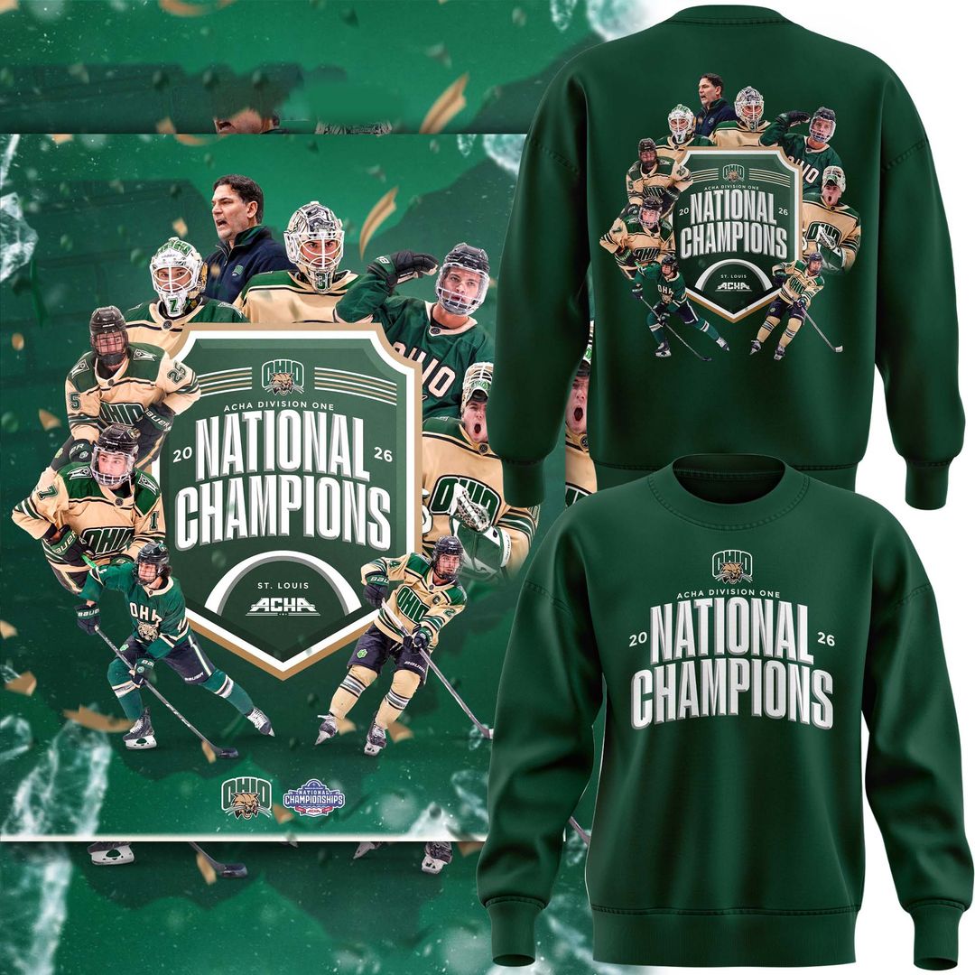 Ohio Bobcats men's ice hockey National Champions Sweatshirt