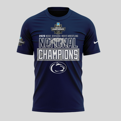 05.Penn State Nittany Lions 2026 NCAA Wrestling National Champions Tshirt