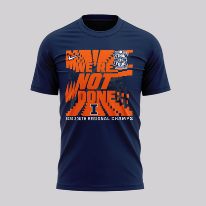 Illinois Fighting Illini 2026 Men's Basketball Tournament March Madness Final Four T-Shirt