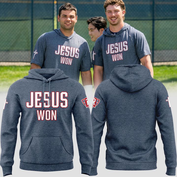 Limited Edition Radford Baseball Jesus Won Hoodie