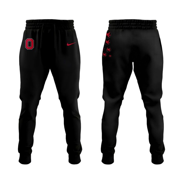 Ohio State Buckeyes Tunnel Vision All-Black Football Hoodie – Limited Edition