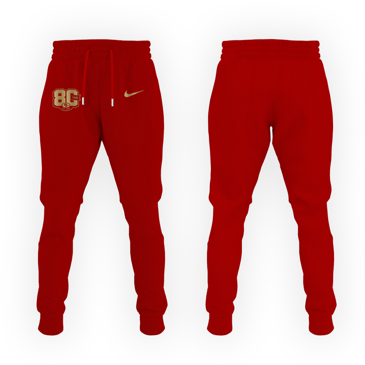 2.2026 Exclusive San Francisco 49ers 80th Year Anniversary Hoodie
