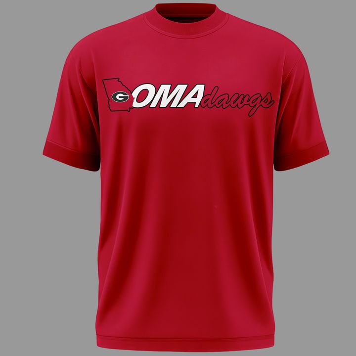 2.Limited Edition "Omadawgs" T-Shirt Georgia Baseball CWS2026