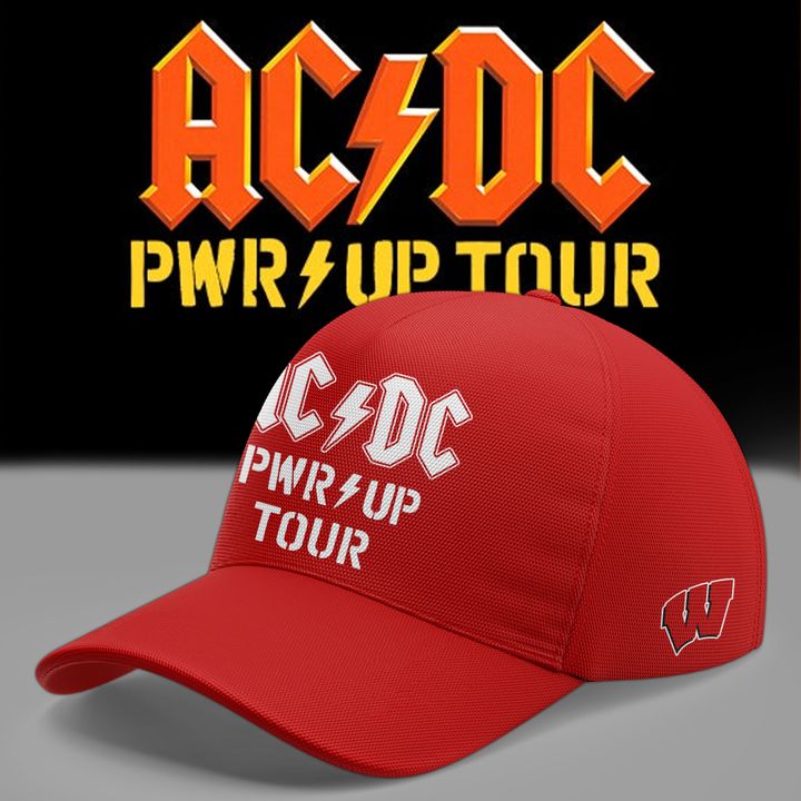 03. Exclusive AC/DC x Wisconsin Badgers Football - Power Up Tour 2026 T-Shirt