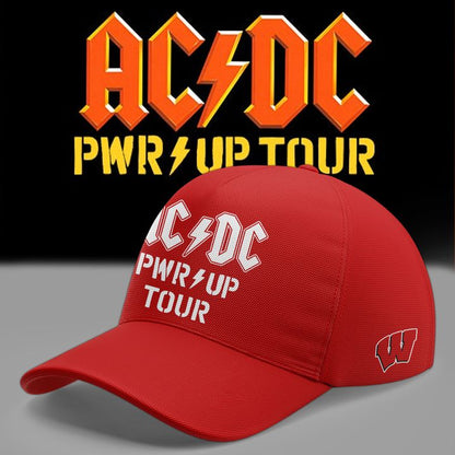 03. Exclusive AC/DC x Wisconsin Badgers Football - Power Up Tour 2026 T-Shirt