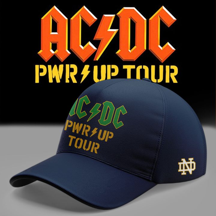 04. Limited Edition AC/DC x Notre Dame Football - Power Up Tour 2026 T-Shirt