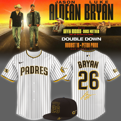 Limited Edition San Diego Padres x Luke Bryan And Jason Aldean Jersey 2026