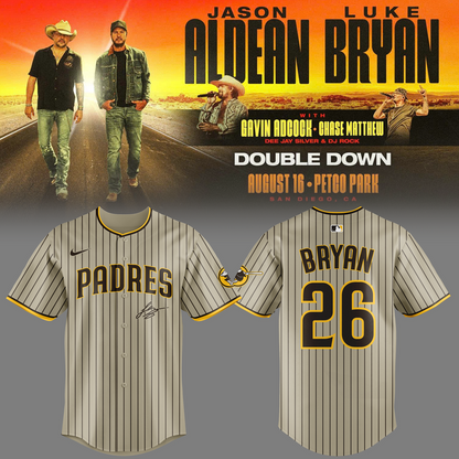 5.Limited Edition San Diego Padres x Luke Bryan And Jason Aldean Jersey 2026