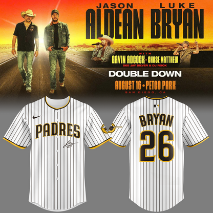 6.Limited Edition San Diego Padres x Luke Bryan And Jason Aldean Jersey 2026