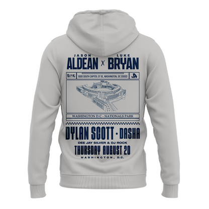 Limited Edition Washington Nationals x Jason Aldean And Luke Bryan Hoodie