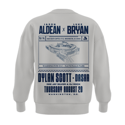 Limited Edition Washington Nationals x Jason Aldean And Luke Bryan Sweatshirt