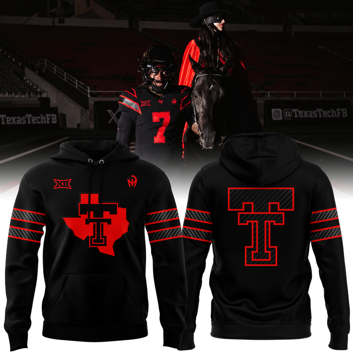Special New Texas Tech Football "Let's Ride" Uniform Hoodie