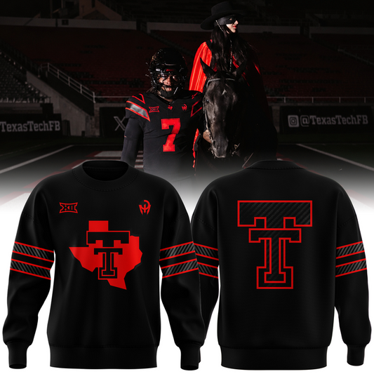 Special New Texas Tech Football "Let's Ride" Uniform Sweat