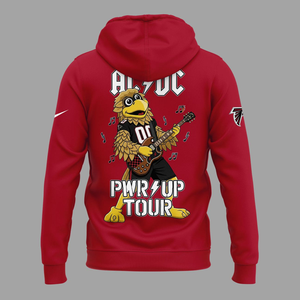 01.22. Special AC/DC x Atlanta Falcons - Power Up Tour 2026 Hoodie