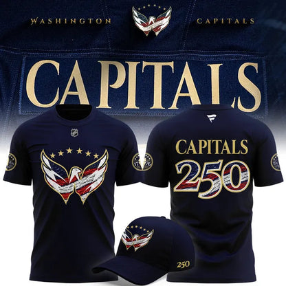 Limited Edition Washington Capitals - Celebrating the 250th Anniversary of America T-shirt