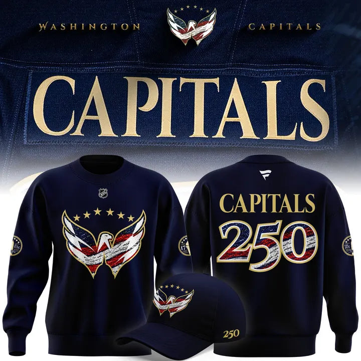 Limited Edition Washington Capitals - Celebrating the 250th Anniversary of America Sweater