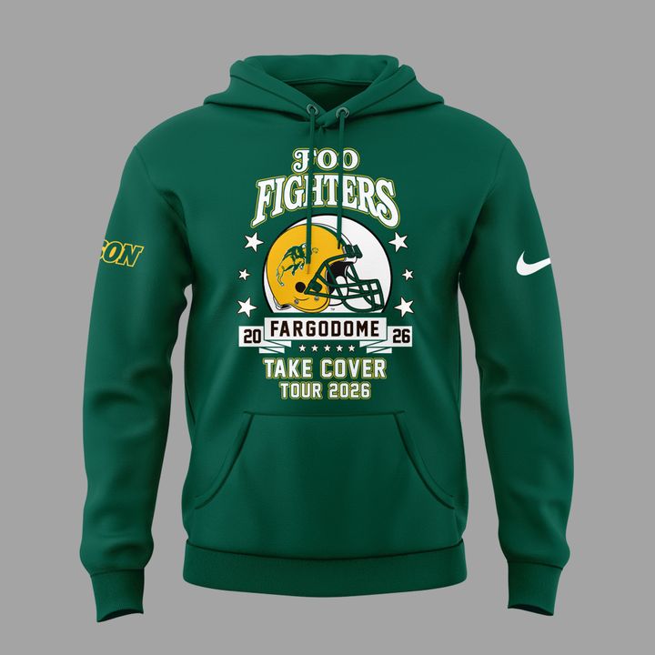 02.34. Pefect Hoodie Foo Fighters x NDSU Football - Take Cover Tour 2026 Hoodie