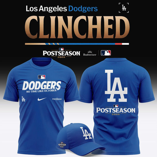LA Dodgers Royal 2026 Postseason Locker Room T-Shirt