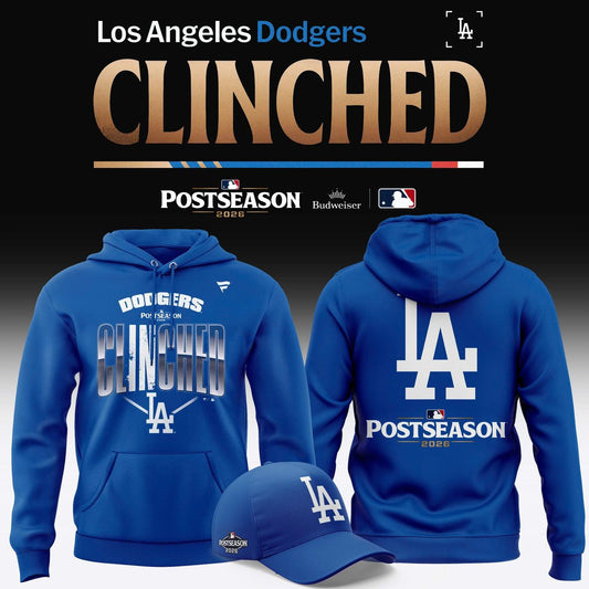 LA Dodgers Royal 2026 Postseason Locker Room Hoodie