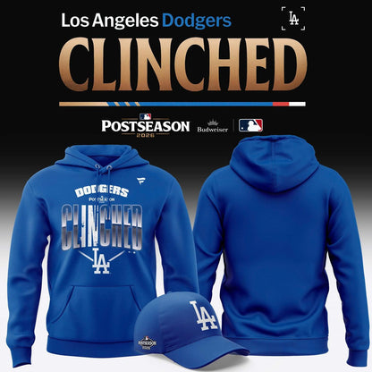 LA Dodgers Royal 2026 Postseason Locker Room Hoodie
