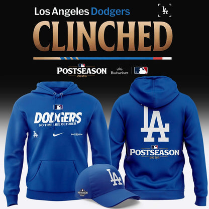 LA Dodgers Royal 2026 Postseason Locker Room Hoodie