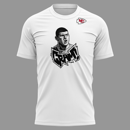 2026 Exclusive George Karlaftis T-Shirt Signatures Print for Kansas City Chiefs fans!