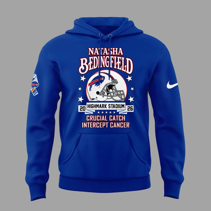 Limited Editio Bills x Natasha Bedingfield - Crucial Catch Intercept Cancer Hoodie