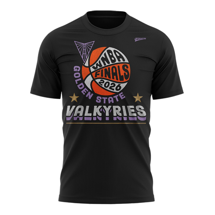 01.Limited edition Golden State Valkyries 2026 WNBA Finals T-Shirt- Black