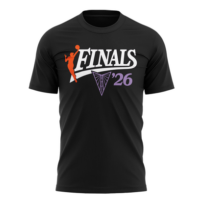 02.Limited edition Golden State Valkyries 2026 WNBA Finals T-Shirt- Black