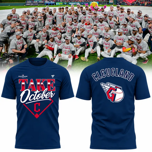 01.58. Red Shirt Take October Cleveland Guardians 2026 Limited Edition T-Shirt