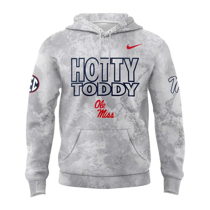 Ole Miss Rebels Wear White Graphic Hoodie – Gray Camo