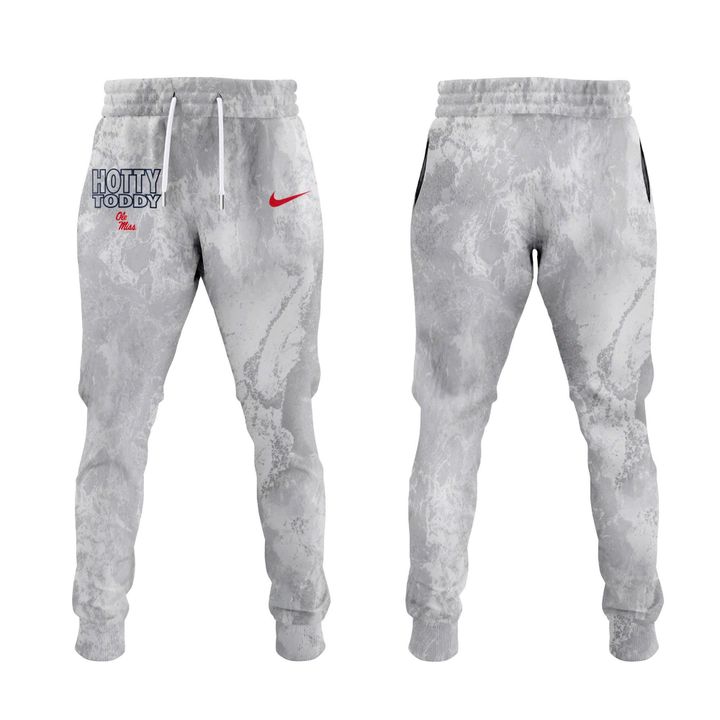 Ole Miss Rebels Wear White Graphic T-Shirt – Gray Camo