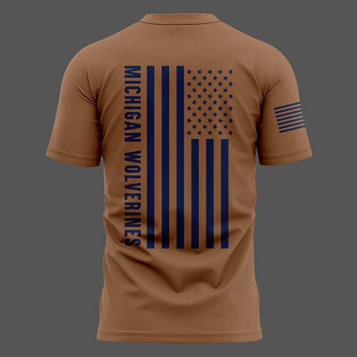 Michigan Wolverines Jordan 2026 Military Appreciation Sideline Dri-FIT T-shirt