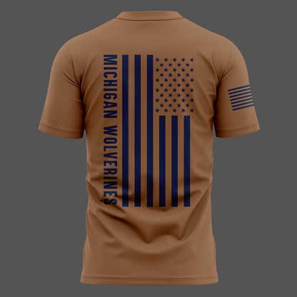 Michigan Wolverines Jordan 2026 Military Appreciation Sideline Dri-FIT T-shirt