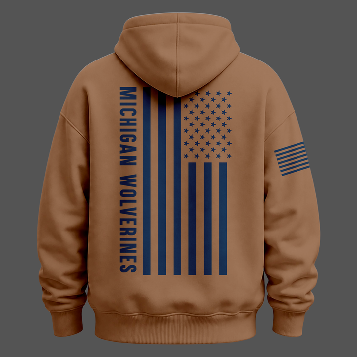 Michigan Wolverines Jordan 2026 Military Appreciation Sideline Dri-FIT Hoodie