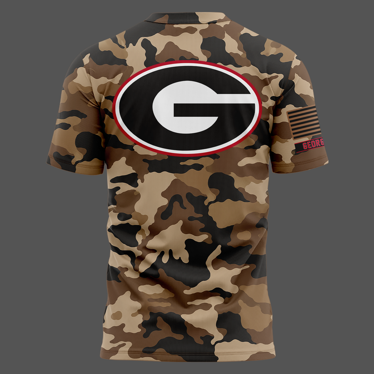 Camo Georgia Bulldogs 2026 Military Appreciation Sideline Dri-FIT T-shirt