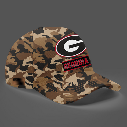 Camo Georgia Bulldogs 2026 Military Appreciation Sideline Dri-FIT SWEATSHIRT