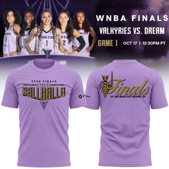 Limited edition Golden State Valkyries Finals 2026 T-Shirt -Game 1