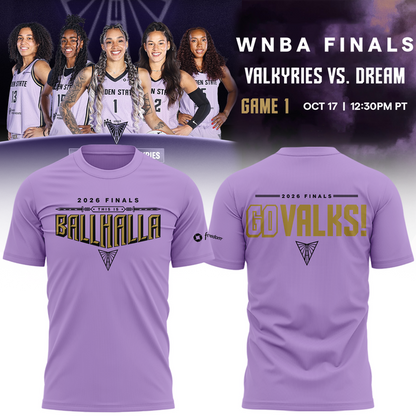 02.Limited edition Golden State Valkyries Finals 2026 T-Shirt -Game 1