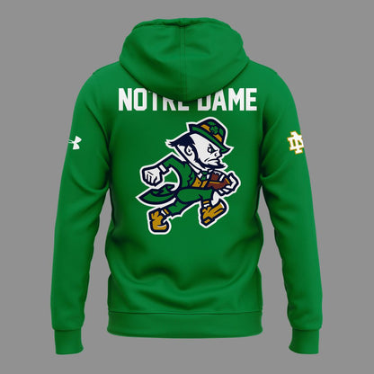 Green Hoodie Notre Dame Football - Go Irish Hoodie