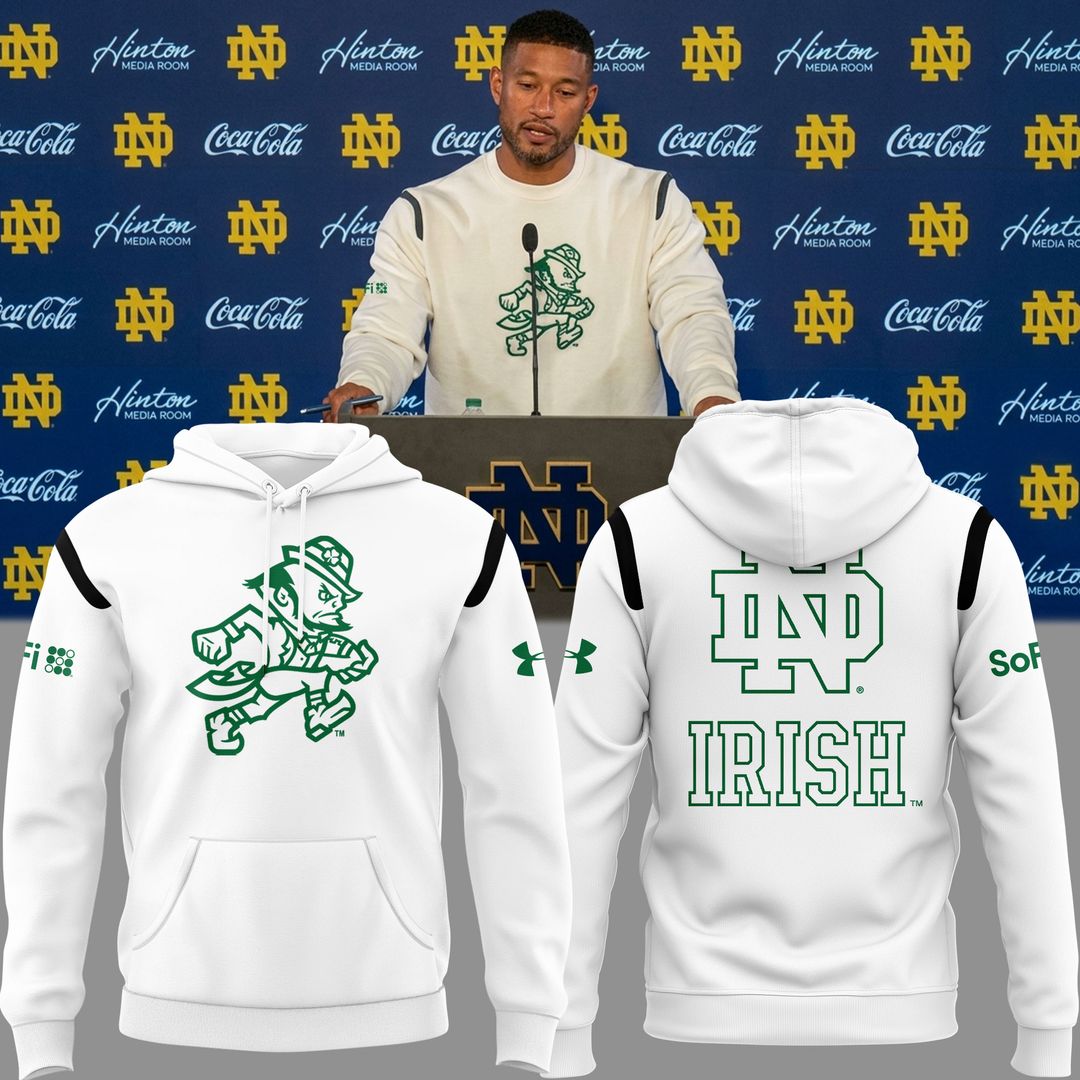 Green Hoodie Notre Dame Football - Go Irish Hoodie