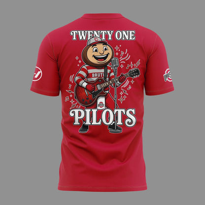 01. Twenty One Pilots x Ohio State Buckeyes Football T-Shirt