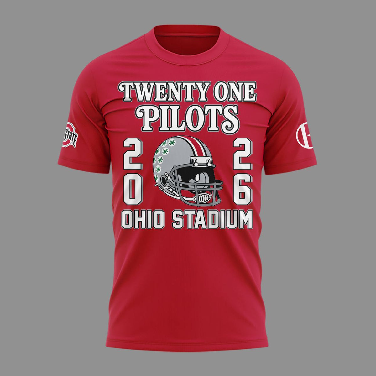 01. Twenty One Pilots x Ohio State Buckeyes Football T-Shirt